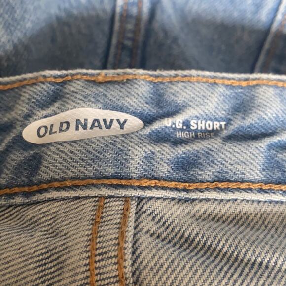 Old Navy High Waisted O.G. straight button fly cut off Jean shorts - Picture 9 of 12